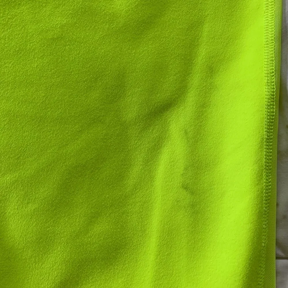 Fabletics neon yellow Power Hold On The Go High Waisted Capri leggings 2X 2XL - Picture 15 of 15